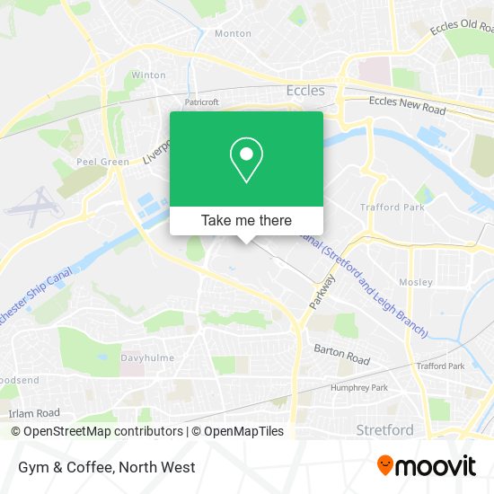 Gym & Coffee map