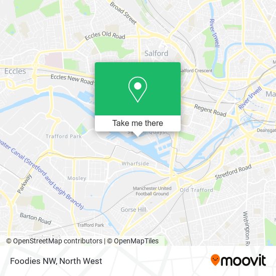 Foodies NW map
