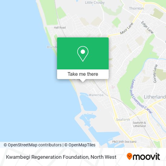 Kwambegi Regeneration Foundation map