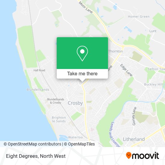 Eight Degrees map