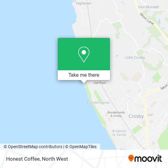 Honest Coffee map