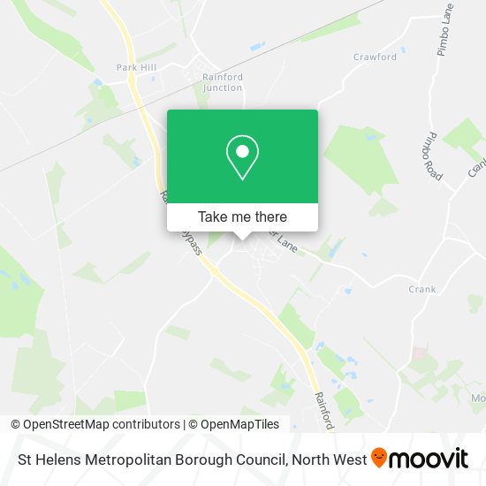 St Helens Metropolitan Borough Council map