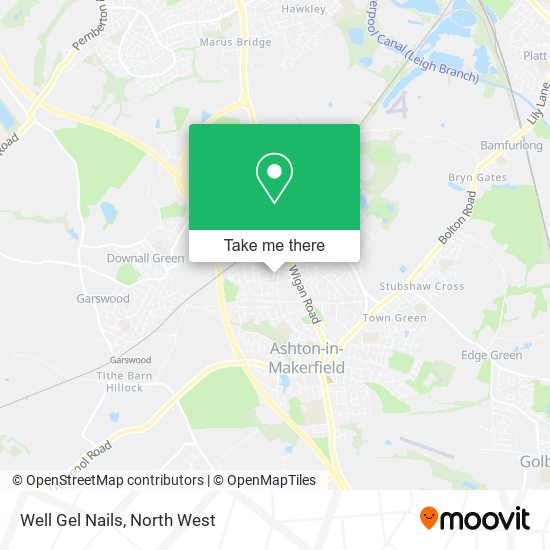 Well Gel Nails map