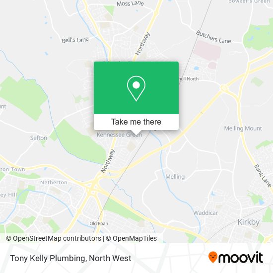 Tony Kelly Plumbing map