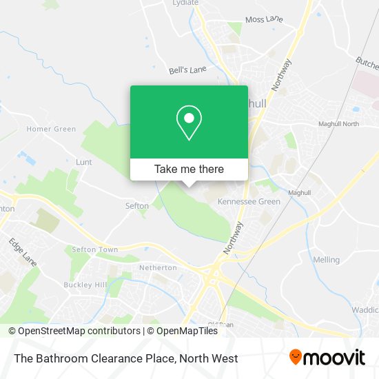 The Bathroom Clearance Place map