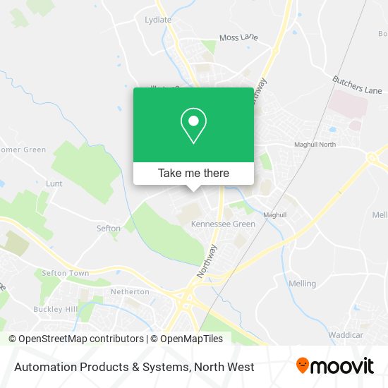 Automation Products & Systems map