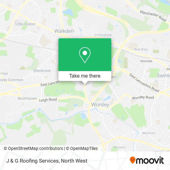 J & G Roofing Services map