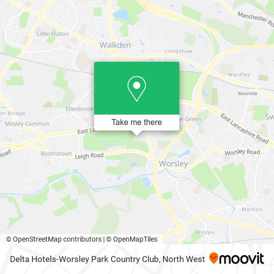 Delta Hotels-Worsley Park Country Club map
