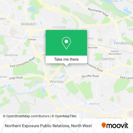 Northern Exposure Public Relations map