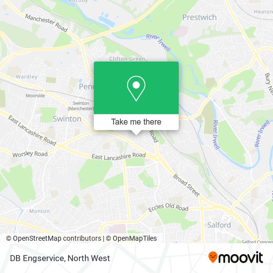 DB Engservice map