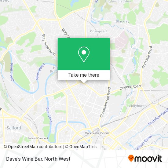 Dave's Wine Bar map