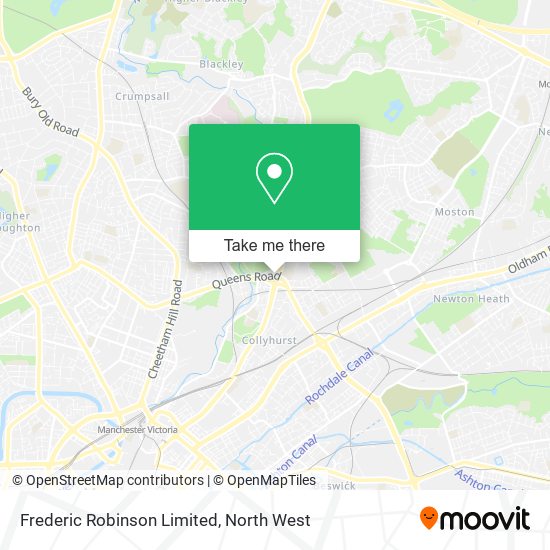 Frederic Robinson Limited map