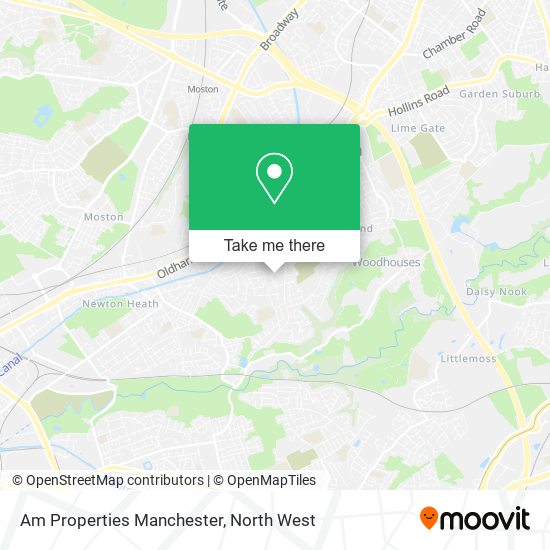 Am Properties Manchester map