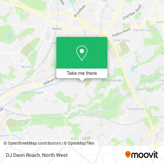 DJ Deon Roach map
