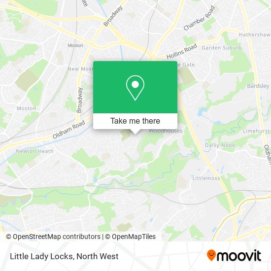 Little Lady Locks map