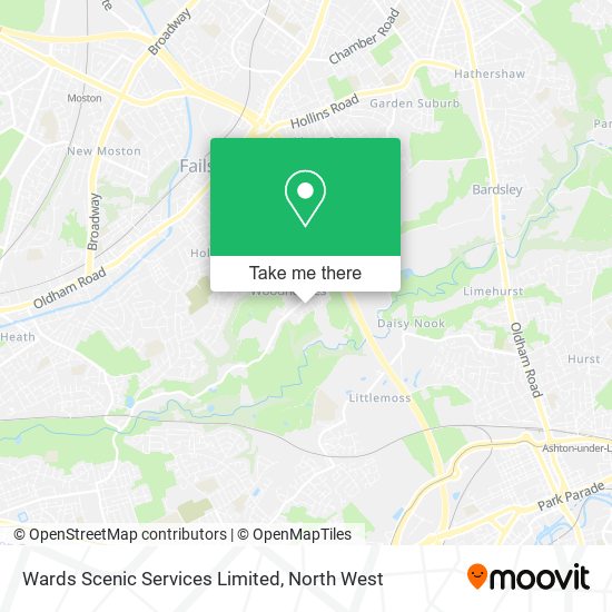 Wards Scenic Services Limited map
