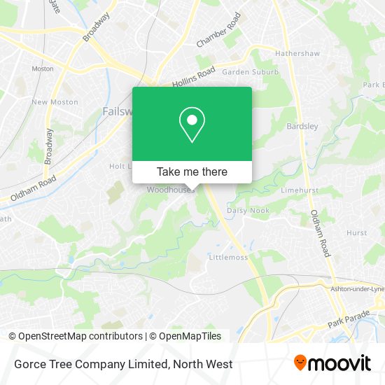 Gorce Tree Company Limited map