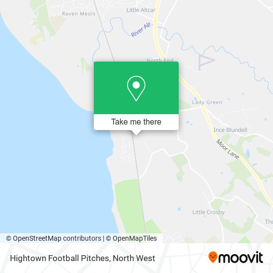Hightown Football Pitches map