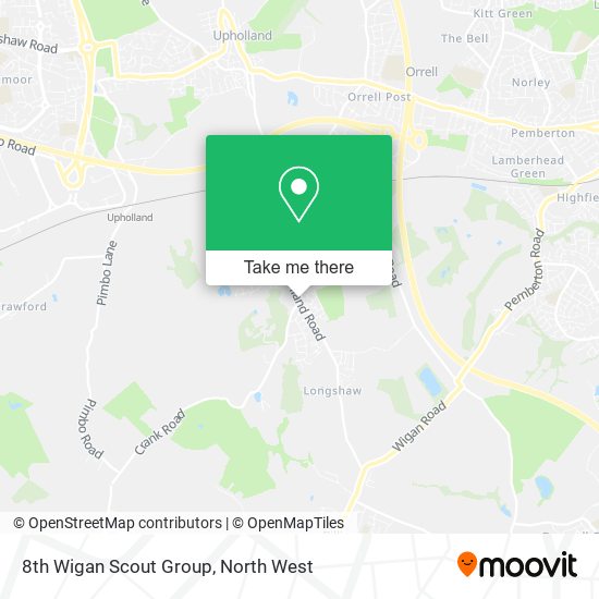 8th Wigan Scout Group map