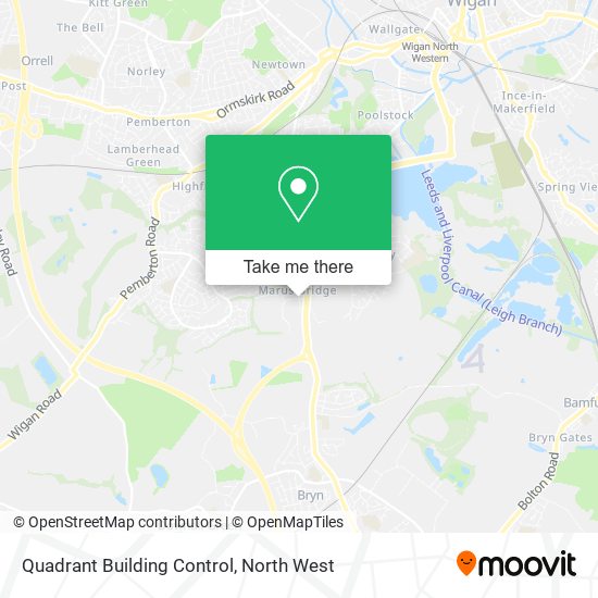 Quadrant Building Control map