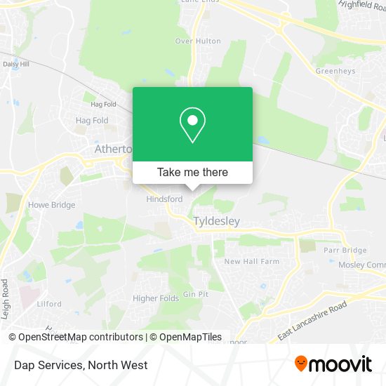 Dap Services map
