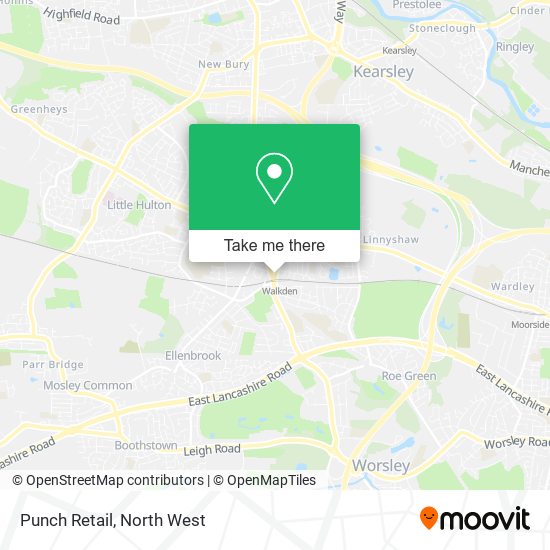 Punch Retail map