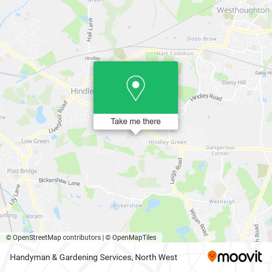 Handyman & Gardening Services map