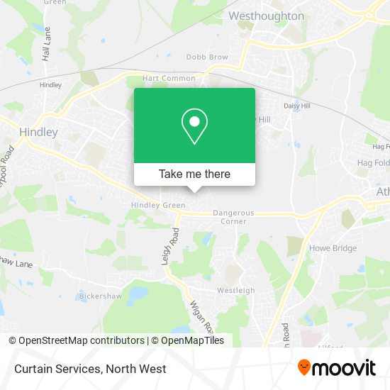 Curtain Services map