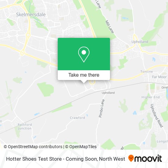 Hotter Shoes Test Store - Coming Soon map