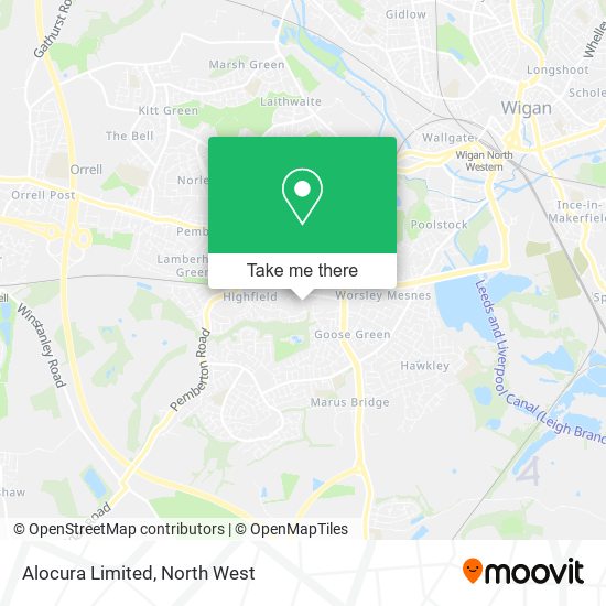Alocura Limited map