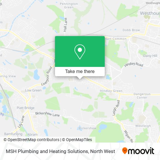 MSH Plumbing and Heating Solutions map
