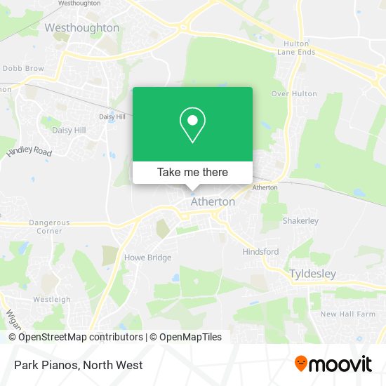 Park Pianos map