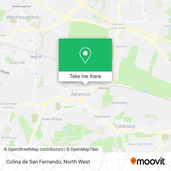 Colina de San Fernando map