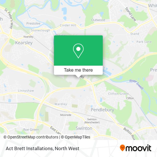 Act Brett Installations map