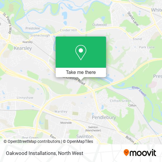 Oakwood Installations map