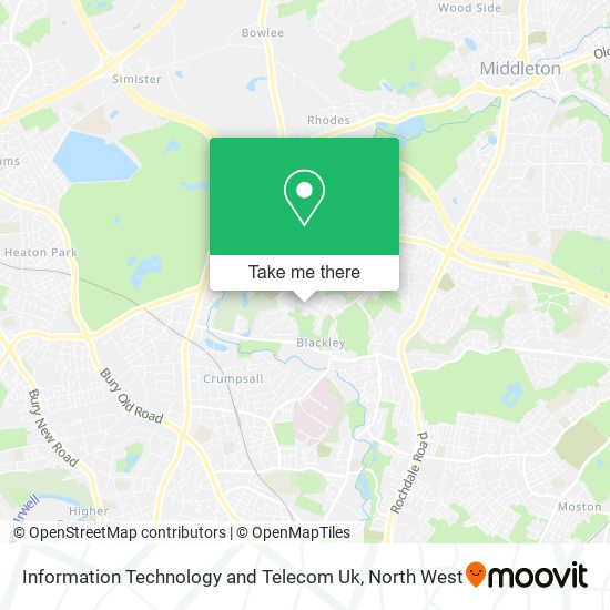 Information Technology and Telecom Uk map
