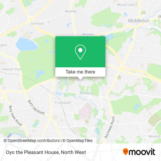 Oyo the Pleasant House map