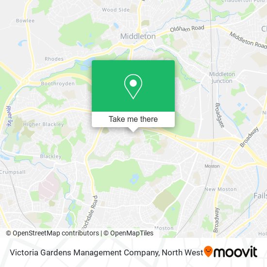 Victoria Gardens Management Company map