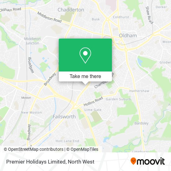Premier Holidays Limited map