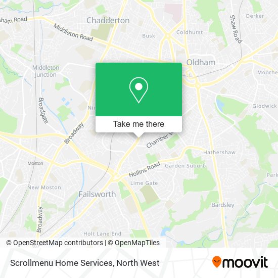 Scrollmenu Home Services map