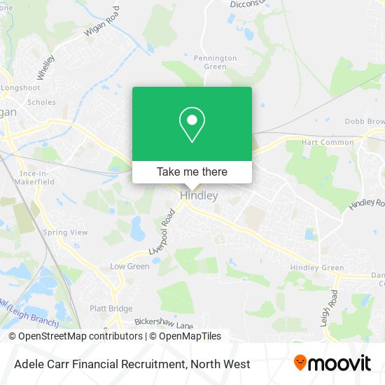 Adele Carr Financial Recruitment map