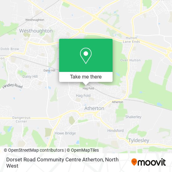 Dorset Road Community Centre Atherton map