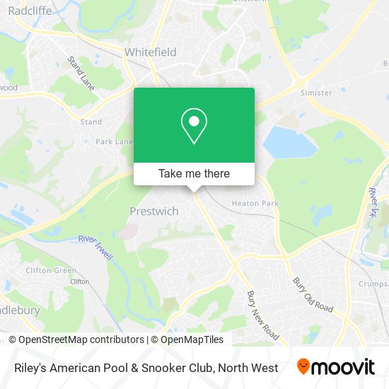 Riley's American Pool & Snooker Club map