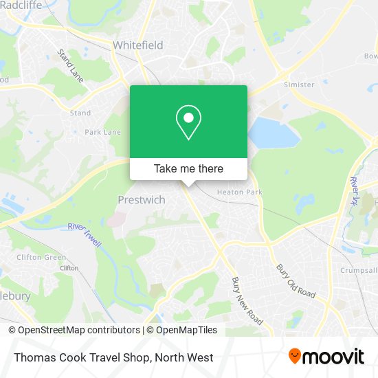 Thomas Cook Travel Shop map