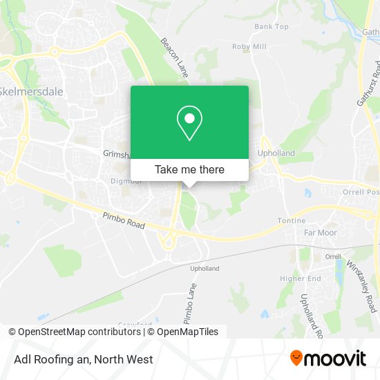 Adl Roofing an map