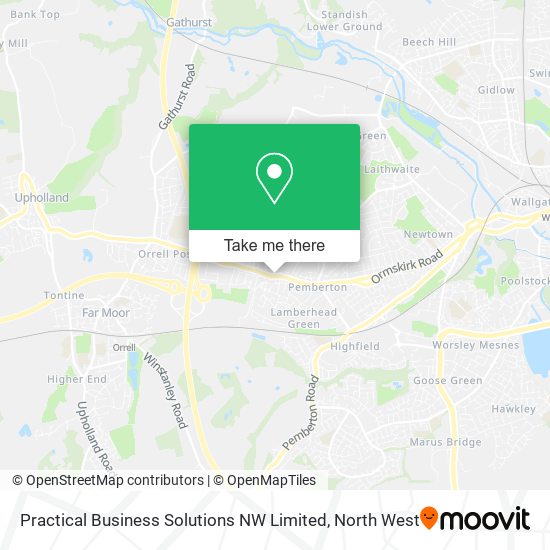 Practical Business Solutions NW Limited map