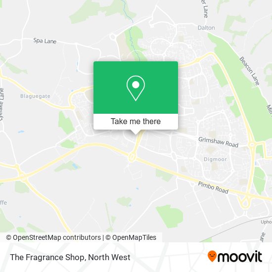 The Fragrance Shop map