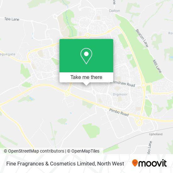 Fine Fragrances & Cosmetics Limited map