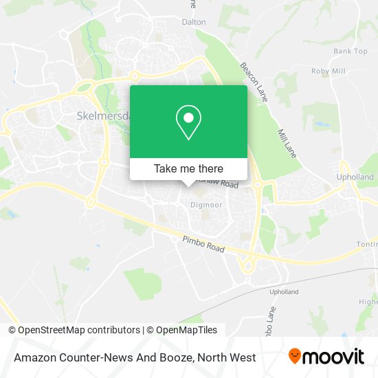 Amazon Counter-News And Booze map