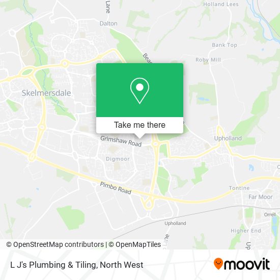 L J's Plumbing & Tiling map
